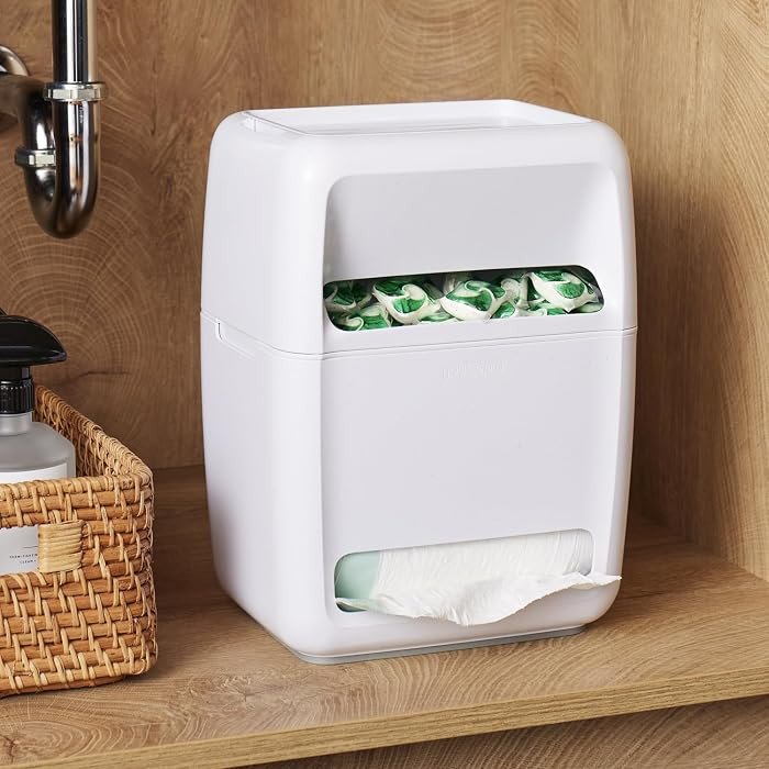 YouCopia SinkSuite Bag & Pod Dispenser, Standing Garbage Bag and Dishwasher Pod Organizer with Re... | Amazon (US)