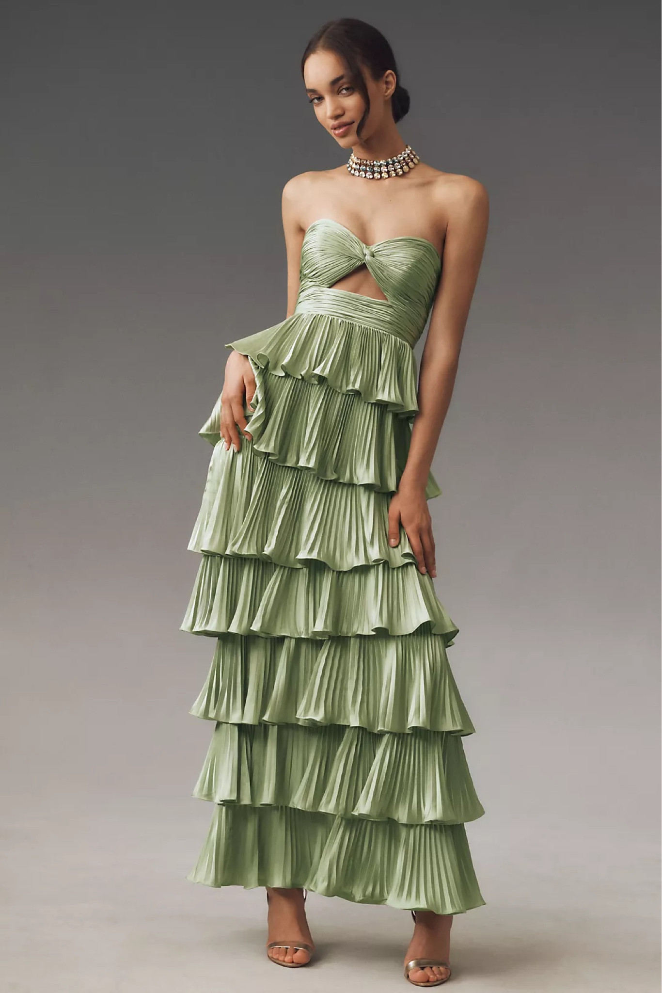 New green wedding guest dresses at Anthropologie for spring 

#LTKWedding #LTKSeasonal #LTKStyleTip