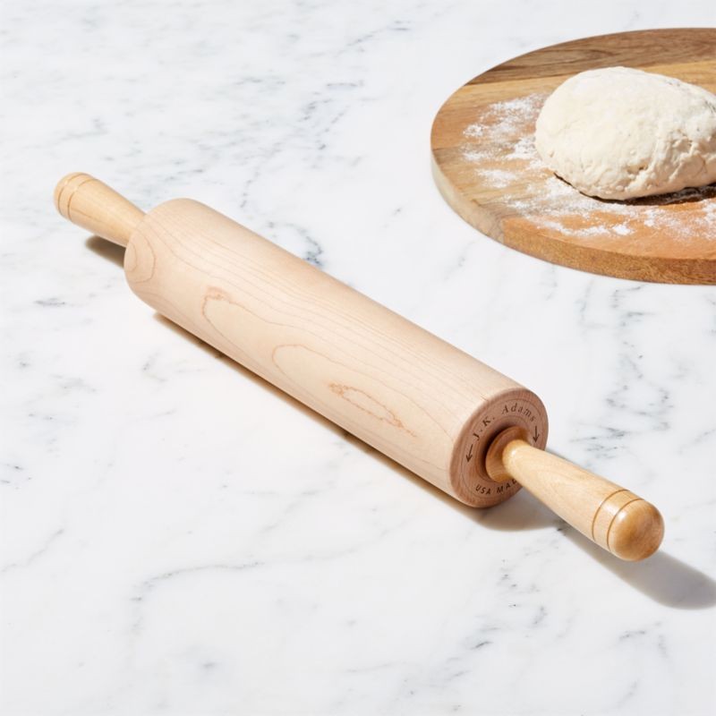 J.K. Adams Co. Patisserie Rolling Pin + Reviews | Crate and Barrel | Crate & Barrel