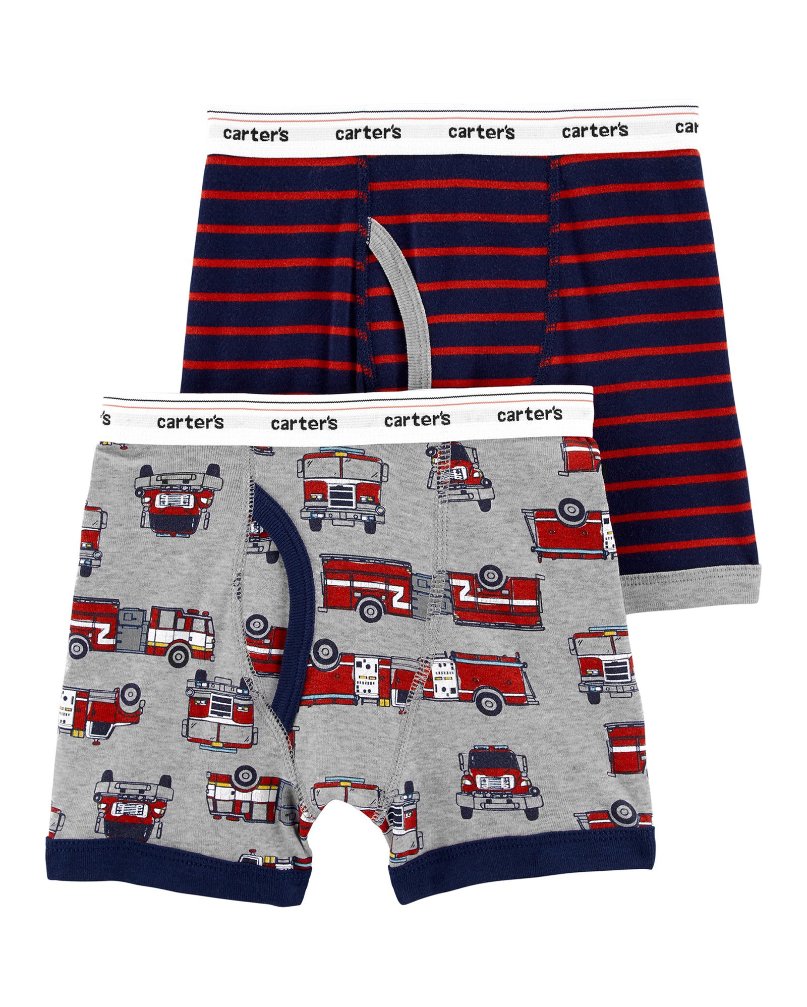 Kit Cueca Boxer Infantil Carter's 2 Peças Multicor Tam 2 a 7 | Riachuelo (BR)