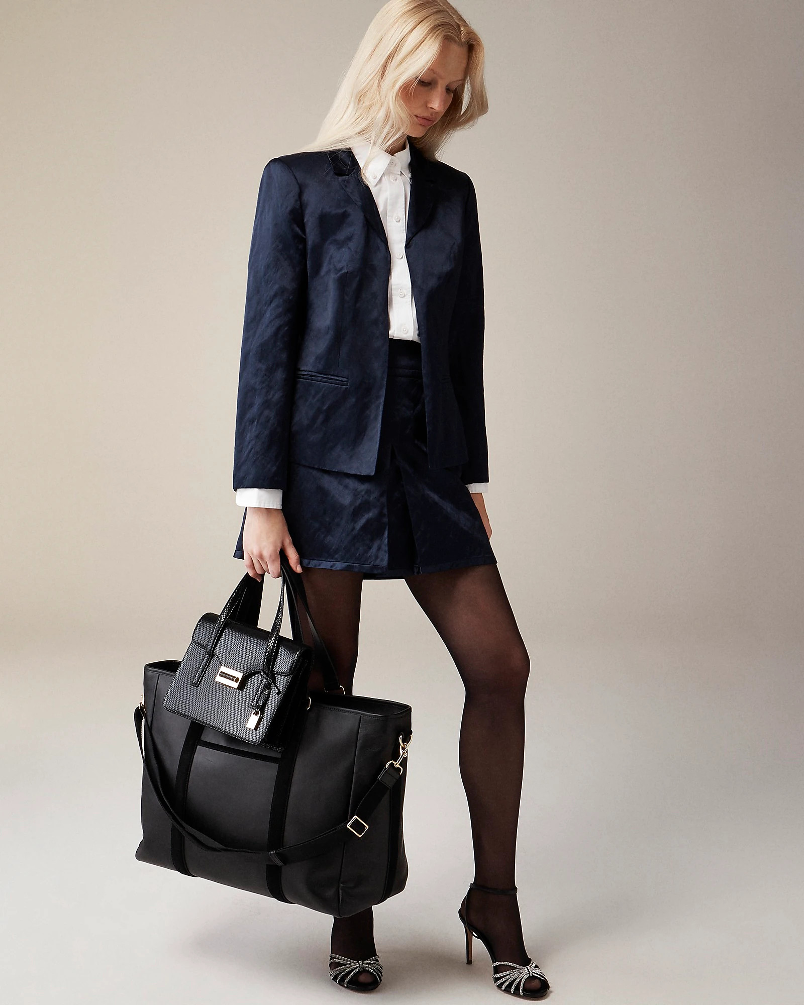 Berkeley overnight tote in leather | J. Crew US