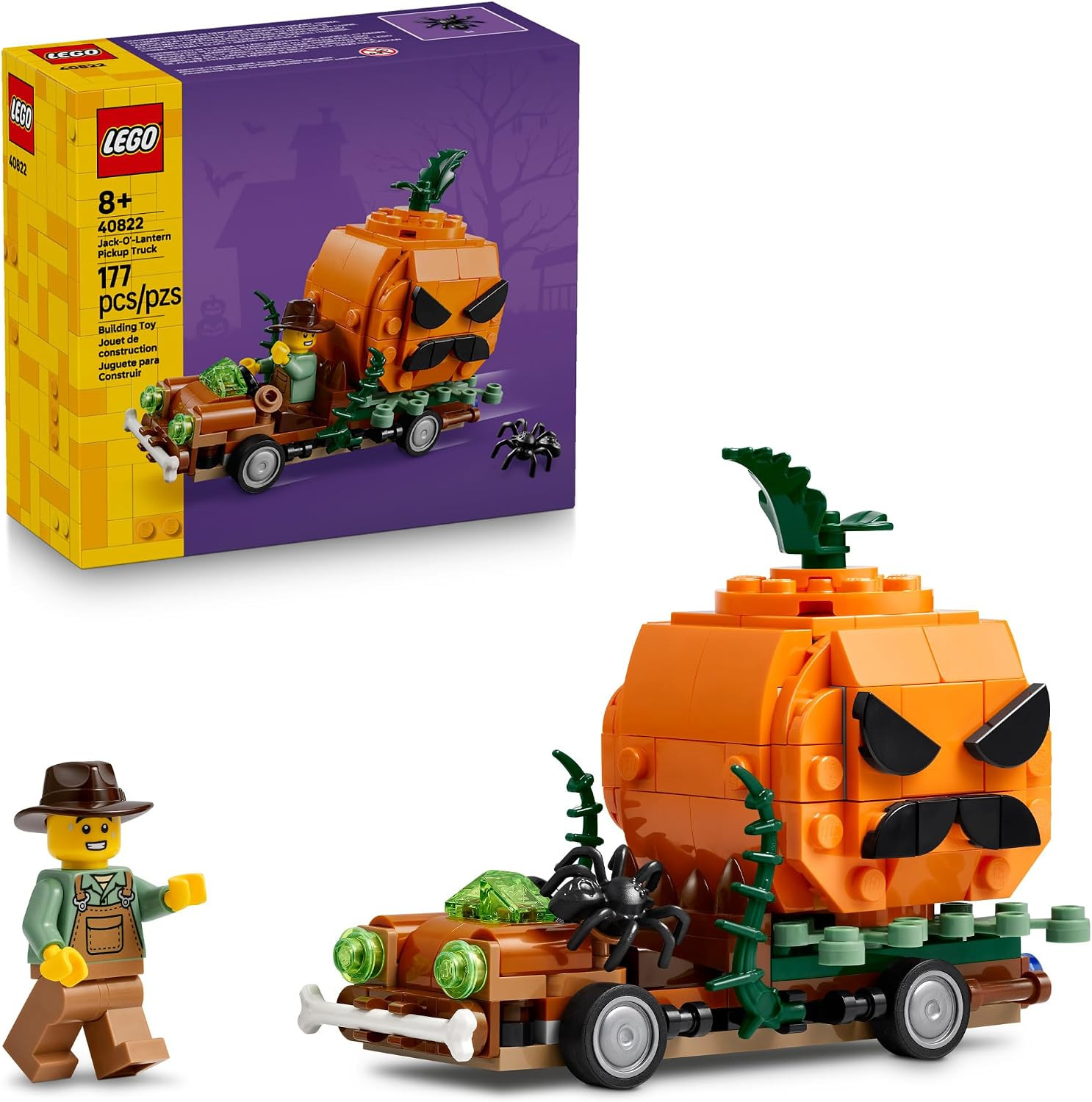 LEGO Jack-O'-Lantern Pickup Truck 40822 | Amazon (US)