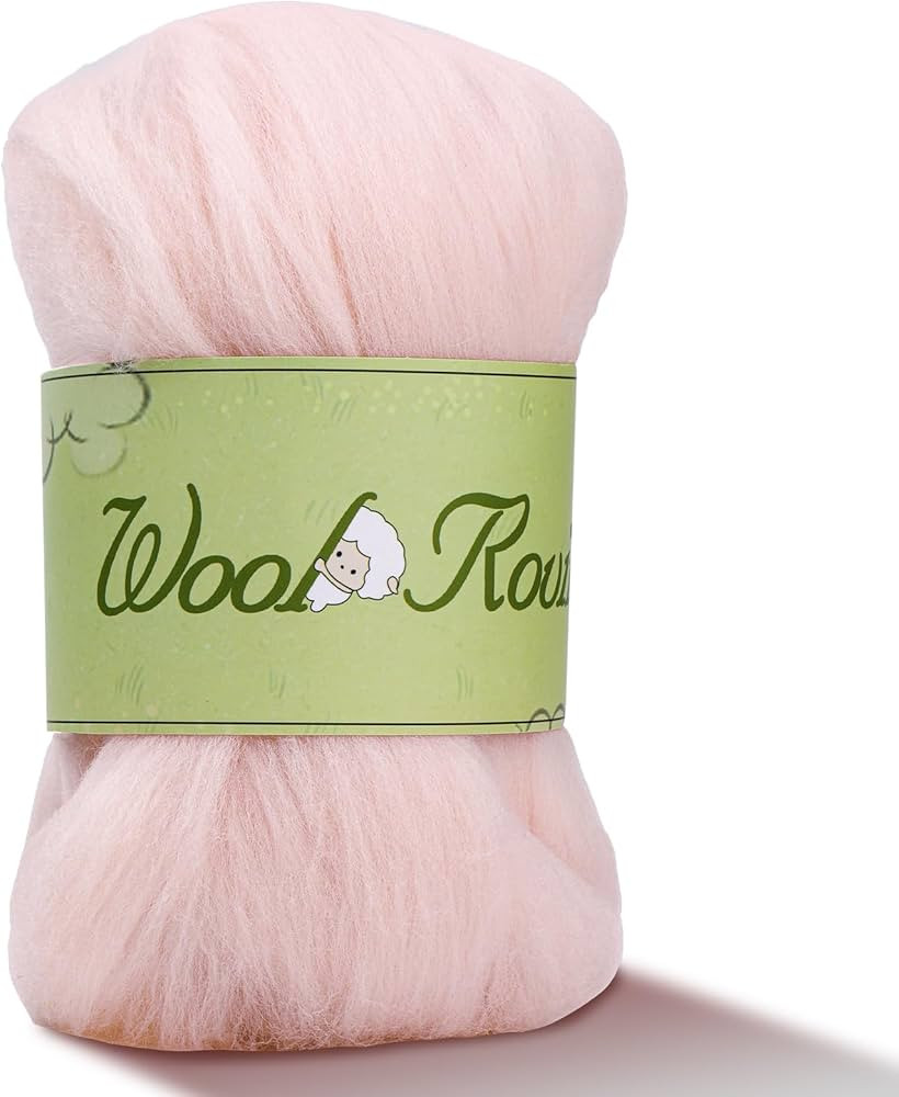 Wool Roving Yarn, 1.76oz Colored Natural Wool Roving,Wool Felting Supplies Pure Wool Chunky Yarn ... | Amazon (US)