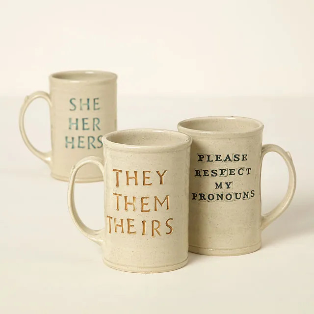 Please Respect My Pronouns Mug | UncommonGoods