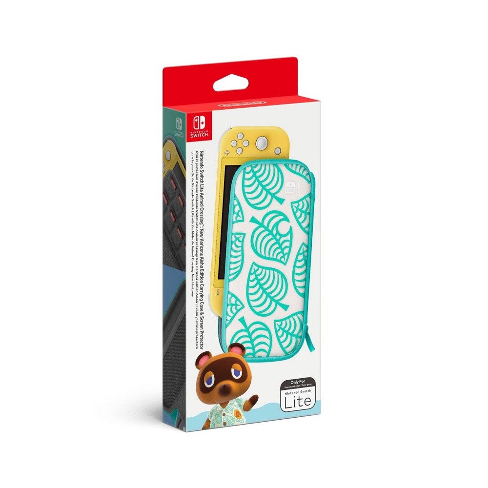 Nintendo Switch Lite Animal Crossing: New Horizons Aloha Edition Carrying Case & Screen Protector | Target