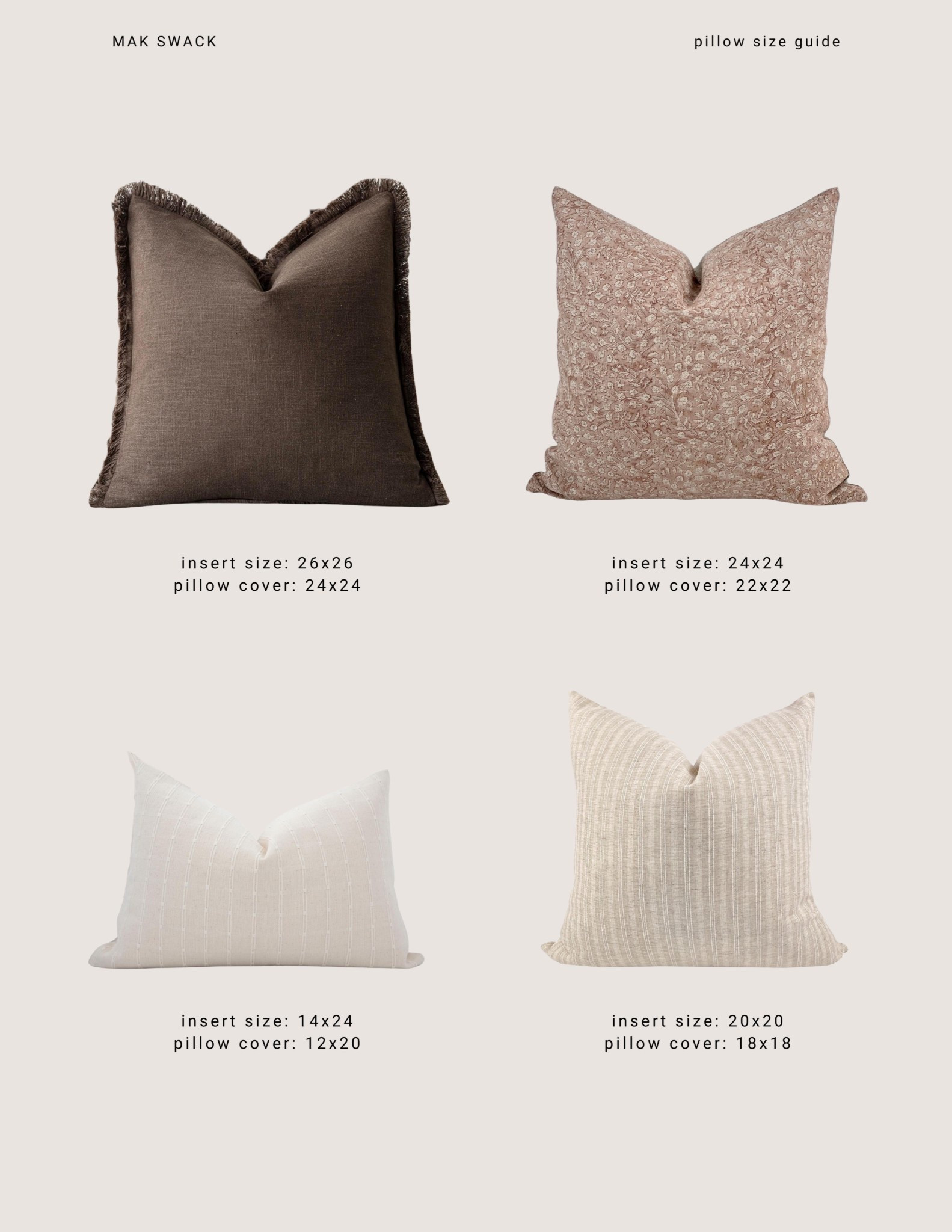 pillow insert & cover guide! 

getting ready for spring! 🌷

#LTKSeasonal #LTKFindsUnder50 #LTKHome