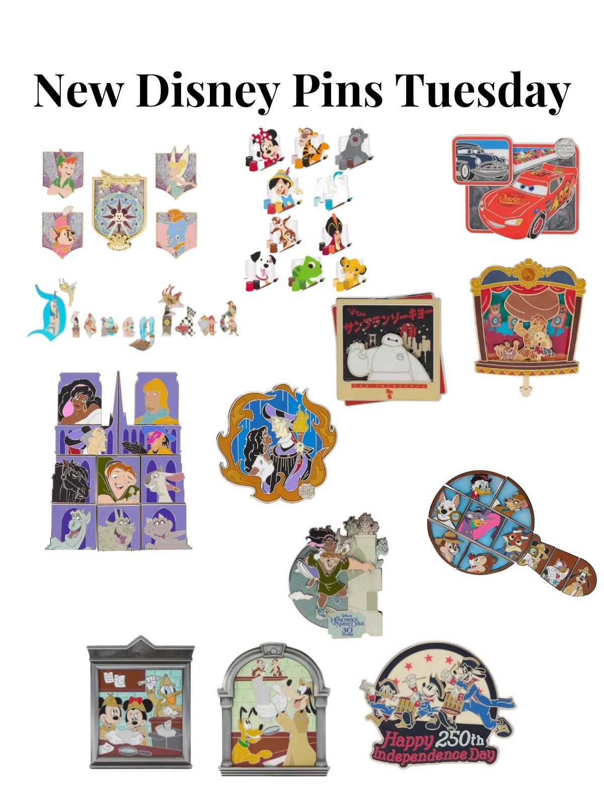 Disney Store dropped tons of new pins today! I love the Lightning McQueen one and the new sets.

#LTKTravel #LTKSeasonal