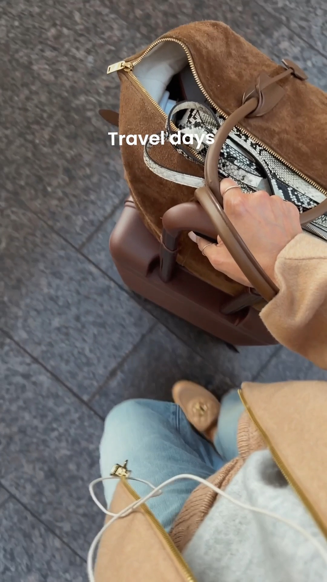 Airport outfit + luggage must-haves! 
Travel day must-haves 
Jeans tts/ jacket XS

#LTKOver40 #LTKSeasonal #LTKTravel