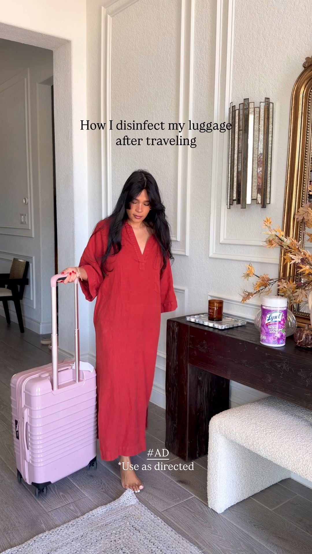 #ad disinfecting my luggage after travel is a must!  I use @lysol Disinfecting Wipes because it kills 99.9% of viruses and bacteria*! You can now find all four of the scents at your local @target #ad #tLysol #tLysolDisinfectingWIpes #Target *Use as directed.



#LTKFindsUnder50 #LTKHome #LTKTravel
