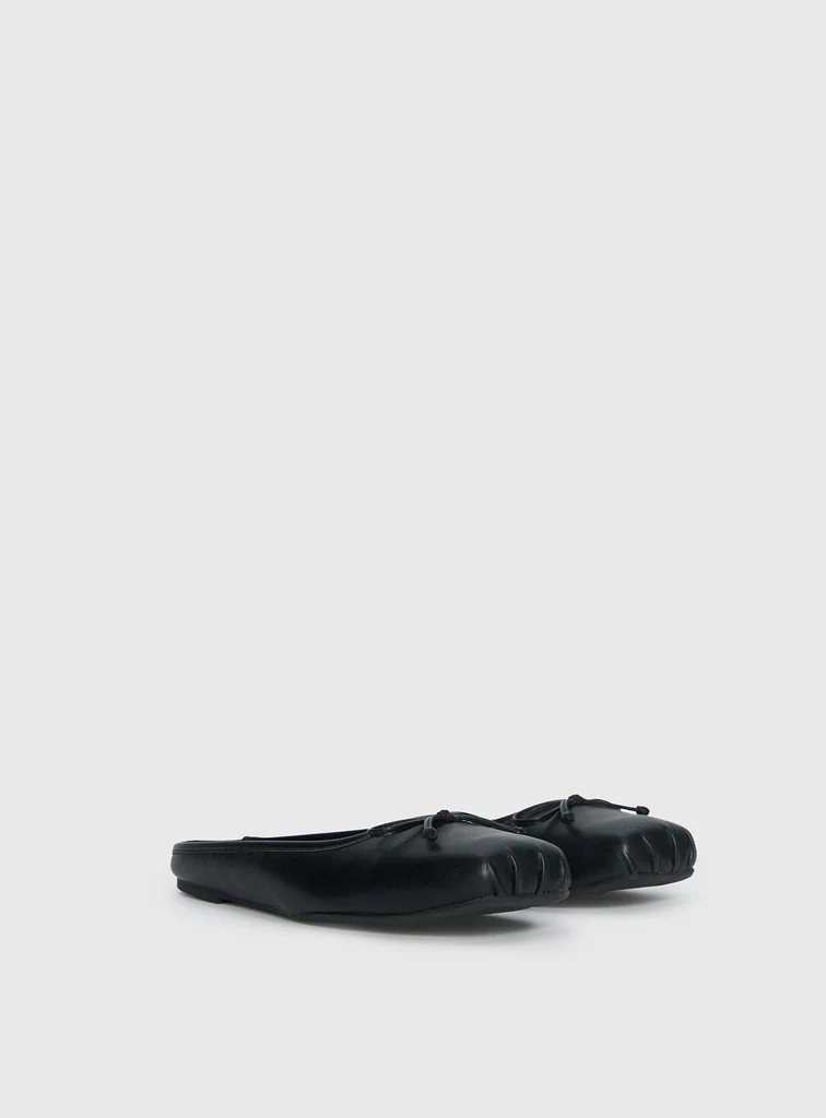 Therapy Lilah Flats Black | Princess Polly US