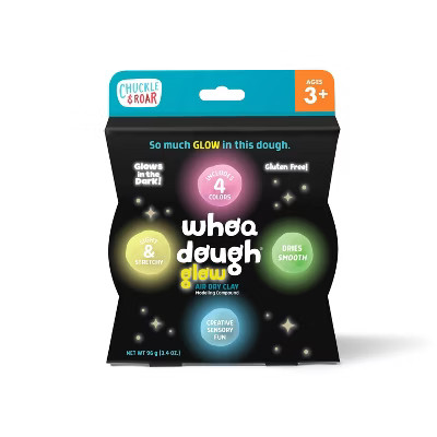 Chuckle & Roar Whoa Dough Glow In The Dark - Air Dry Clay | Target