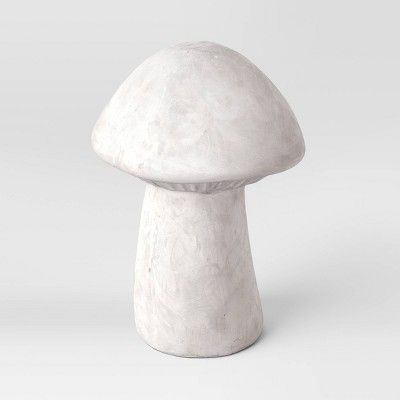 5.75" Concrete Garden Mushroom Figurine Gray - Smith & Hawken™ | Target