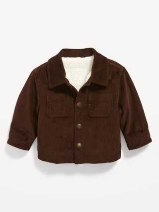Sherpa-Lined Corduroy Shacket for Baby | Old Navy (CA)