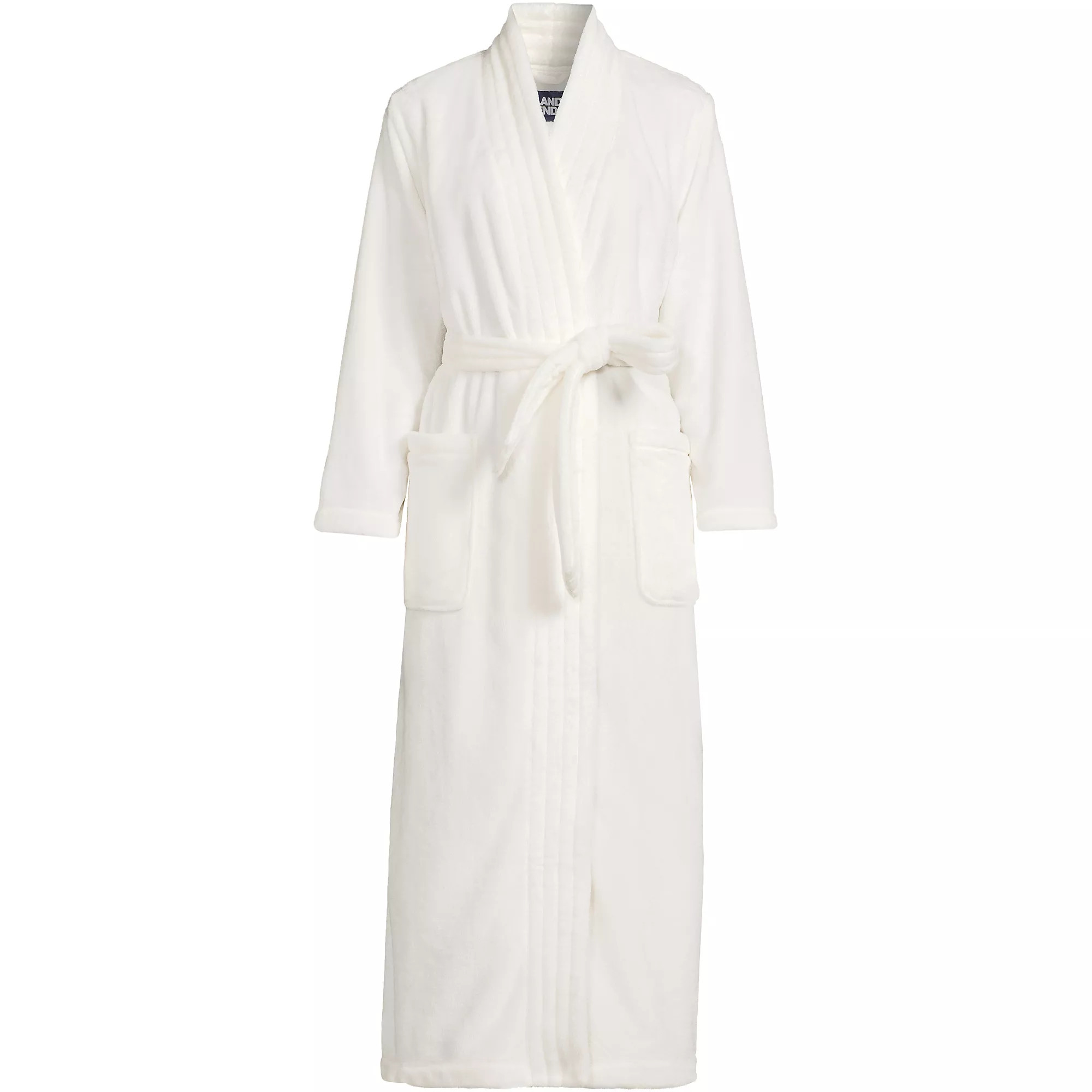 Women's Tall Cozy Plush Long Wrap Robe | Lands' End (US)