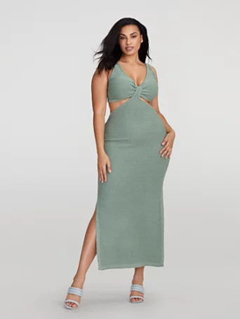 Laha Cut-Out Sweater Dress - Gabrielle Union x FTF - Fashion To Figure | Fashion To Figure