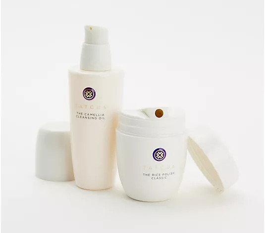 TATCHA Camellia Cleansing Oil and Rice Powder 2-Piece Kit - QVC.com | QVC
