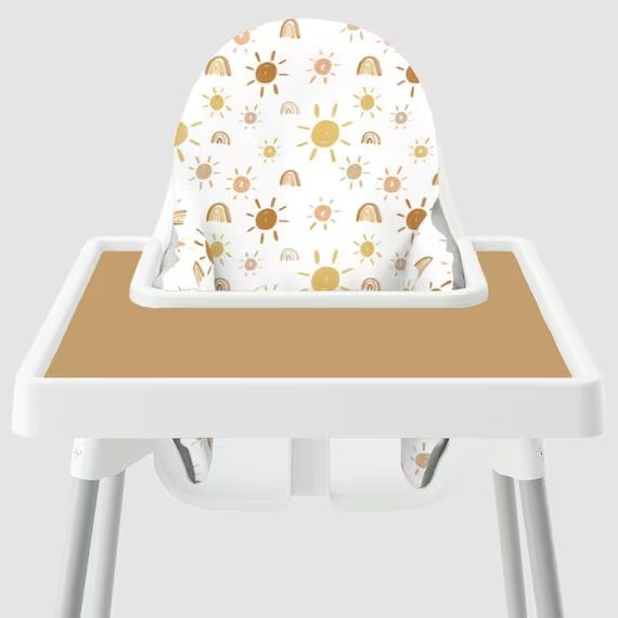 Mr Golden Sun // IKEA Antilop Highchair Cover // High Chair Cover for the KLÄMMIG or PYTTIG Cush... | Etsy (US)
