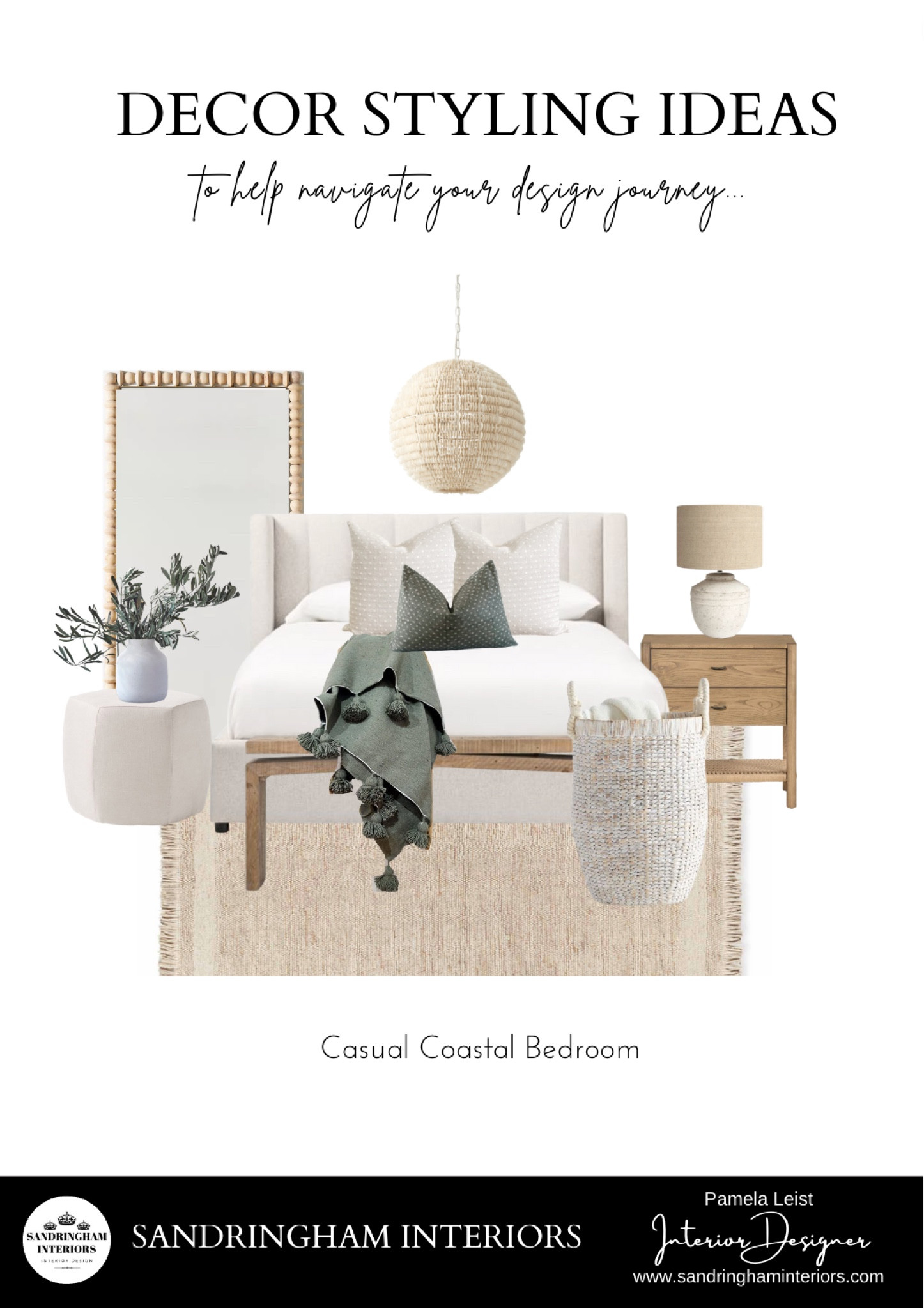 Home Decor Ideas for a Cozy Casual Coastal Bedroom Space

Bed frame
Table lamp
Bench
Pendant light
Floor mirror
Pillows
Storage baskets
Coastal rugs
Home decor

#LTKhome #LTKstyletip #LTKFind