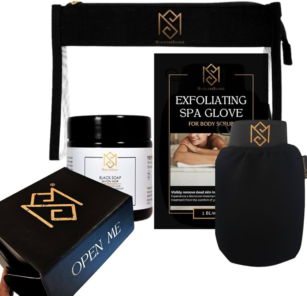 Exfoliating Glove Kessa Mitt Body Scrubber - Dead Skin Remover Shower Glove for Dead Skin Scrubbi... | Amazon (US)