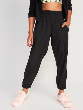 High-Waisted StretchTech Zip-Pocket Jogger Performance Pants for Girls | Old Navy (US)