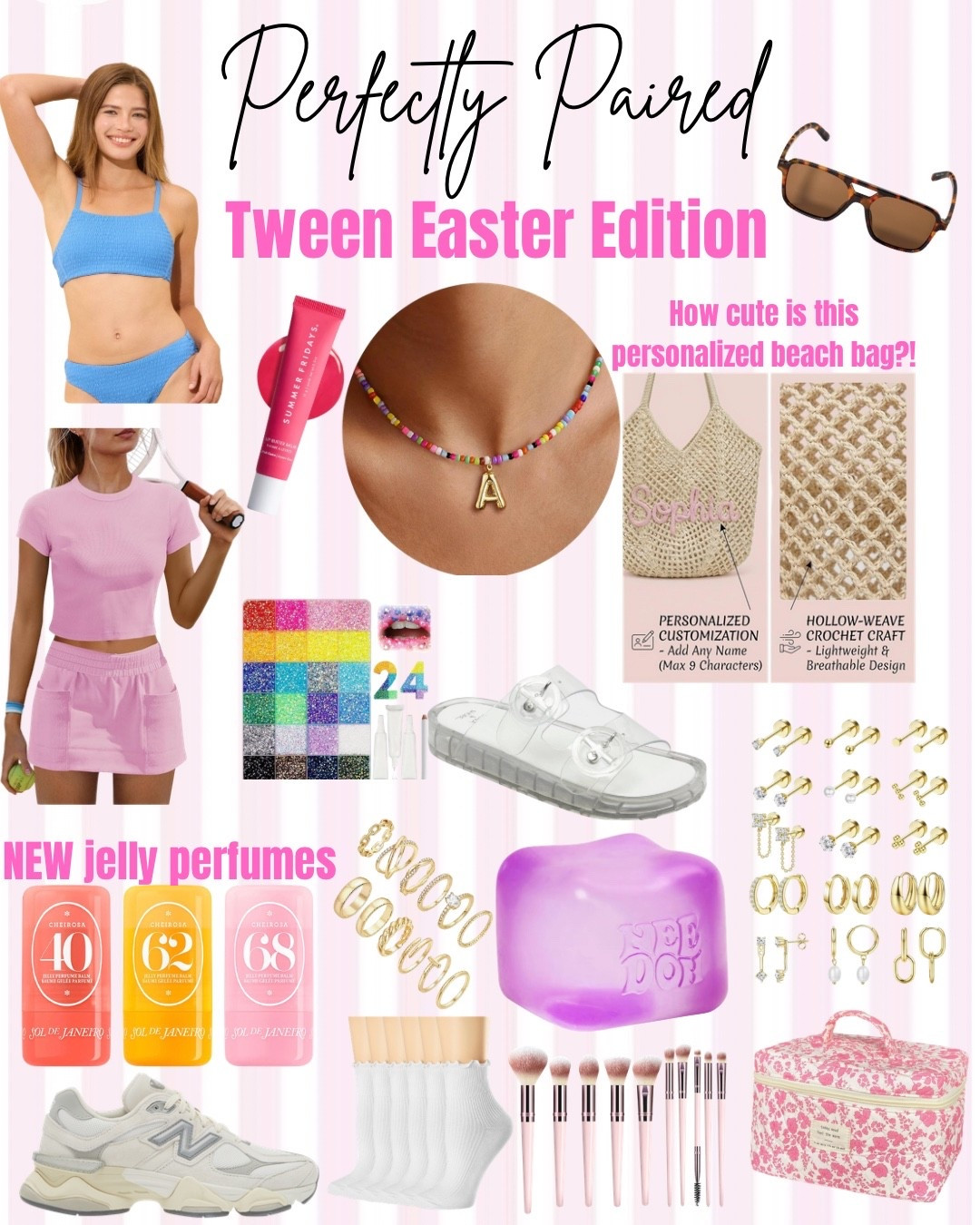 Tween girl Easter baskets… but make them actually cool 🐰✨
I rounded up all the things they actually want right now—think trendy, fun, a little glam, and still Easter-approved 💕 From cute accessories to must-have finds, this one’s guaranteed to be a hit!

Everything is linked for you—just tap and shop!
Save this for later + follow along for more easy gift ideas 💗


#LTKKids #LTKmomlife #LTKSeasonal