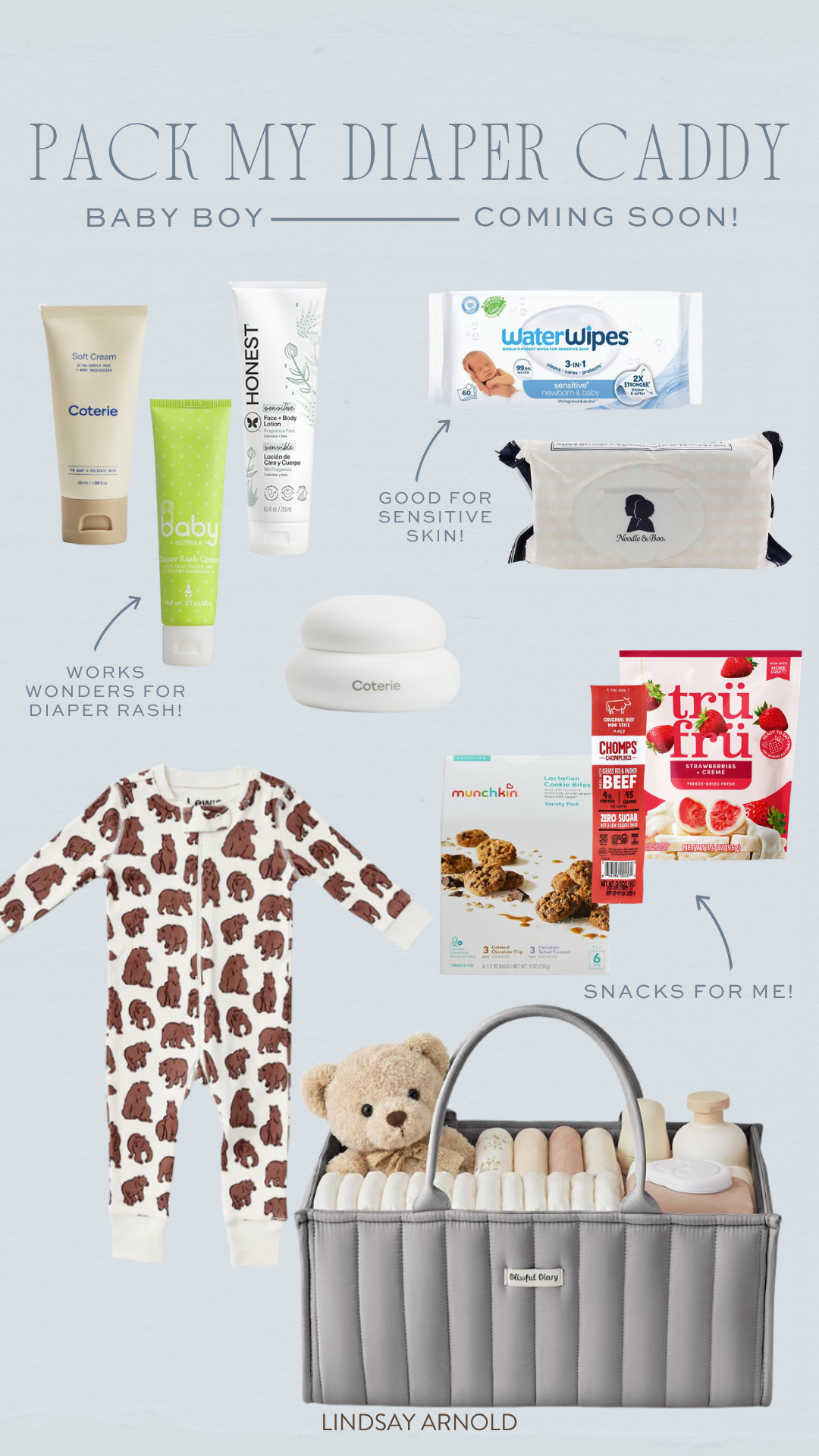 Pack my diaper caddy! Final days before baby boy comes! 

 #LTKBaby #LTKBump #LTKKids