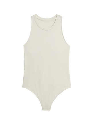 Ribbed Racerback Thong Bodysuit | Banana Republic (US)
