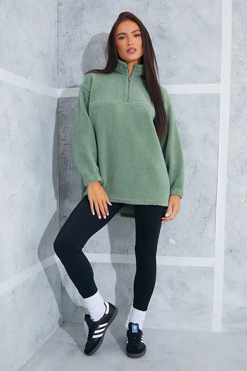 Borg Sweatshirt | In The Style (UK)