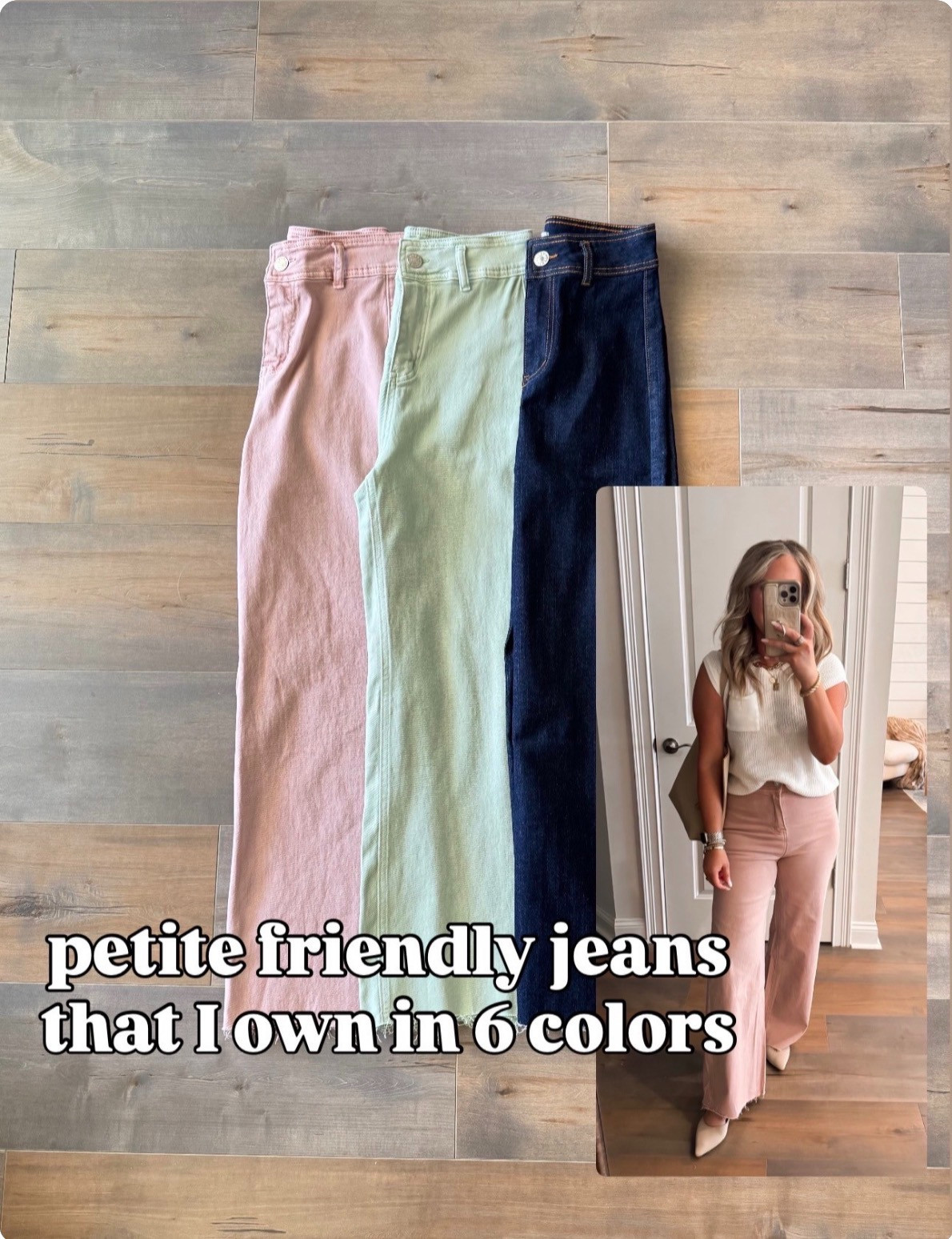 Amazon jeans I own and love! Petite-friendly jeans in 6 amazing colors. Perfect for every occasion!

Amazon everyday style, capsule wardrobe, spring fashion, spring colros, pastel, short girl friendly, jeans, workwear, casual style, wide leg jeans, affordable.  

 #LTKootd #LTKSeasonal #LTKPetite