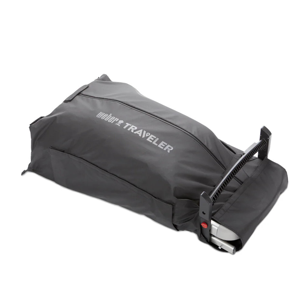 Weber Traveler 40.55-in W x 13.81-in H Black Gas Grill Cover one_size | 7030 | Lowe's