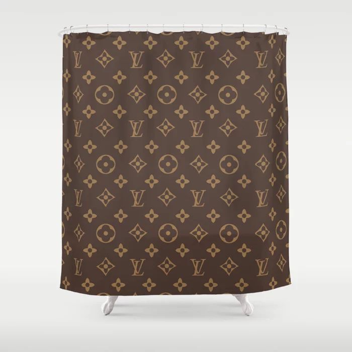 Brown New Shower Curtain | Society6