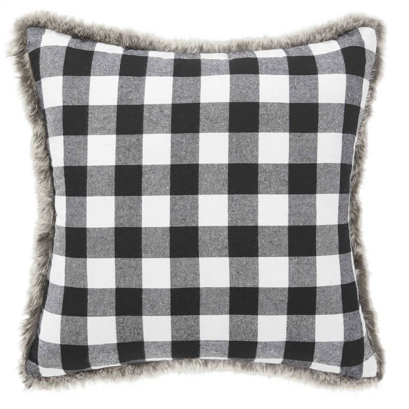 Cabin Plaid Square Pillow Cover & Insert | Wayfair North America