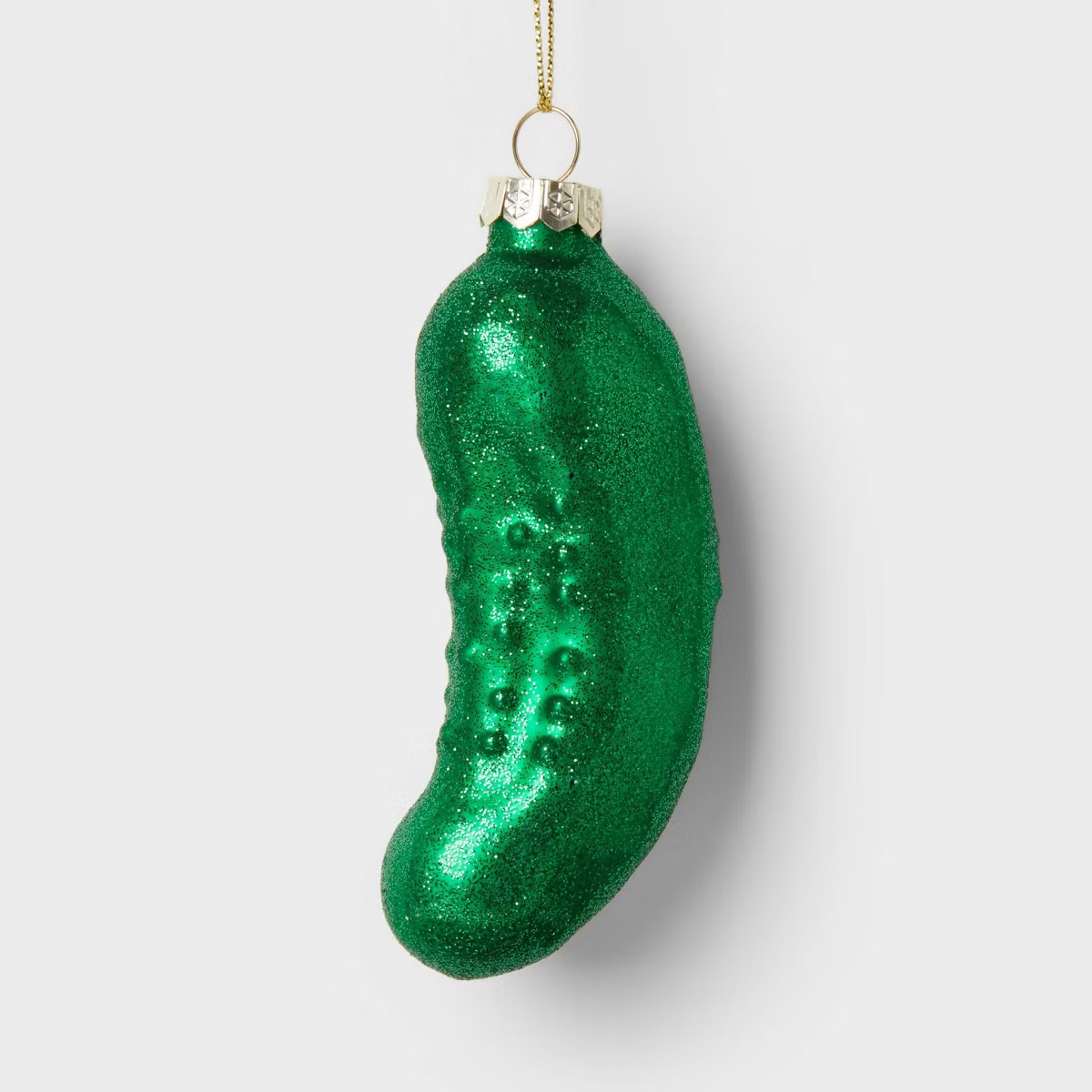Pickle Glass Christmas Tree Ornament - Wondershop™: Mold-Blown, Indoor Decoration, 5.3" Height | Target
