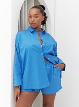 Blue Relaxed Shirt – Alice | 4th & Reckless