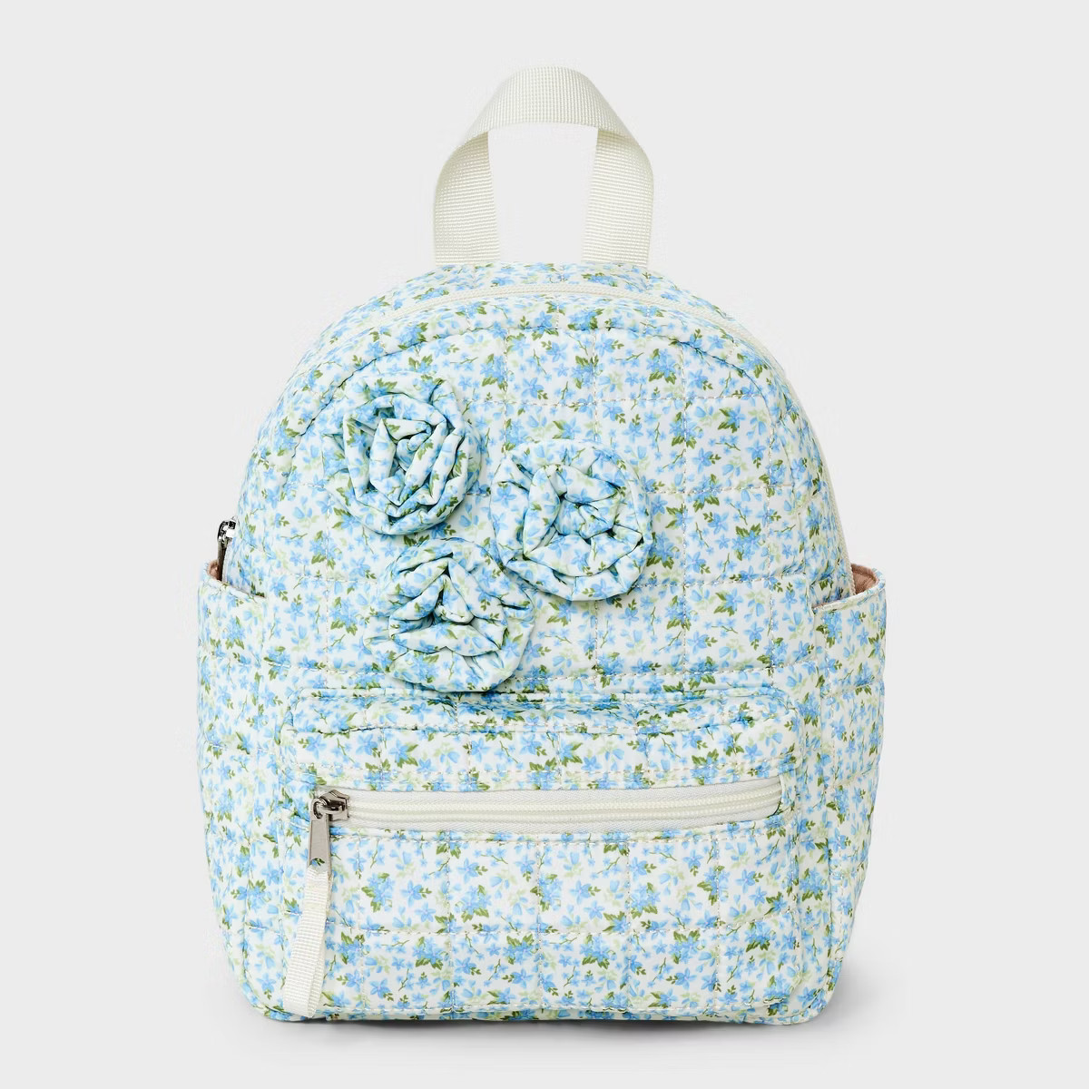 Girls' Quilted Floral with Rosettes Mini Backpack - art class™: Botanical Pattern, Lightweight,... | Target