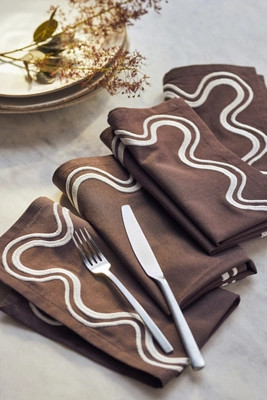 Madeline Napkins, Set of 4 | Anthropologie (US)