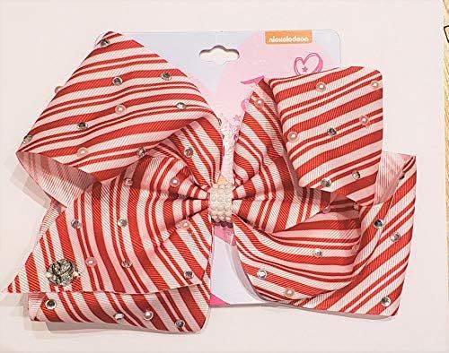 JoJo Siwa Christmas Bow Candy Striped | Amazon (US)