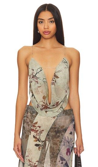 Super Cowl Neck Top With Straps in Multi | Revolve Clothing (Global)