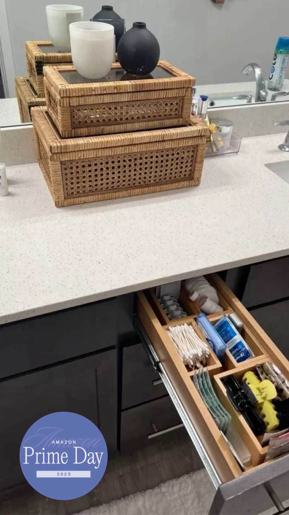 Amazon bathroom decor and organization on prime day sale, wicker beach house decor #LTKxPrime

#LTKSaleAlert #LTKHome