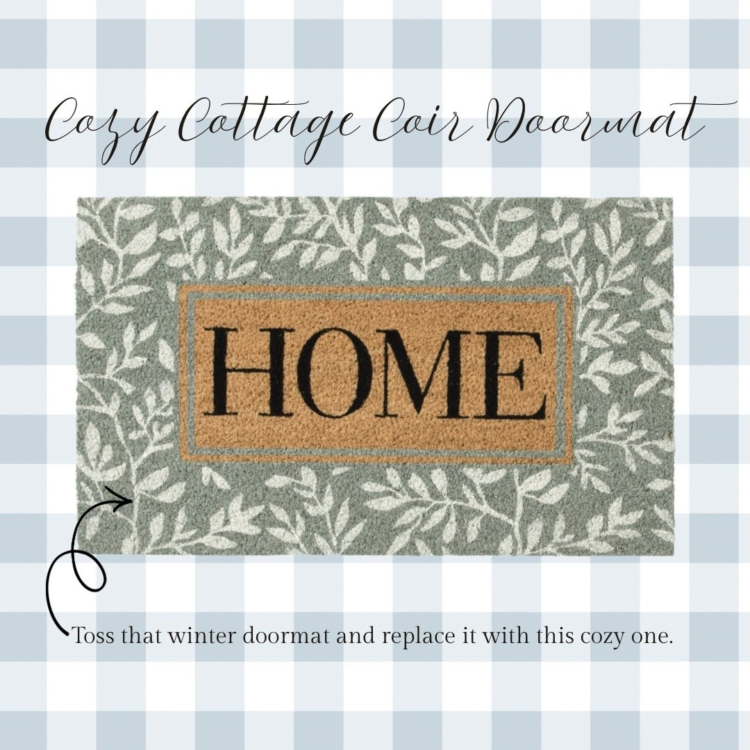 Toss your winter doormat and replace it with this cozy cottage one. 

#LTKHome