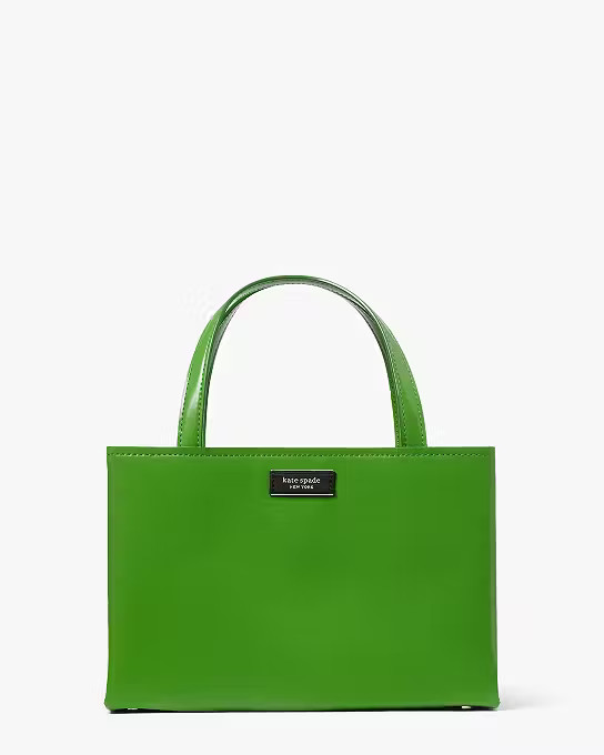 Sam Icon Leather Small Tote | Kate Spade (US)
