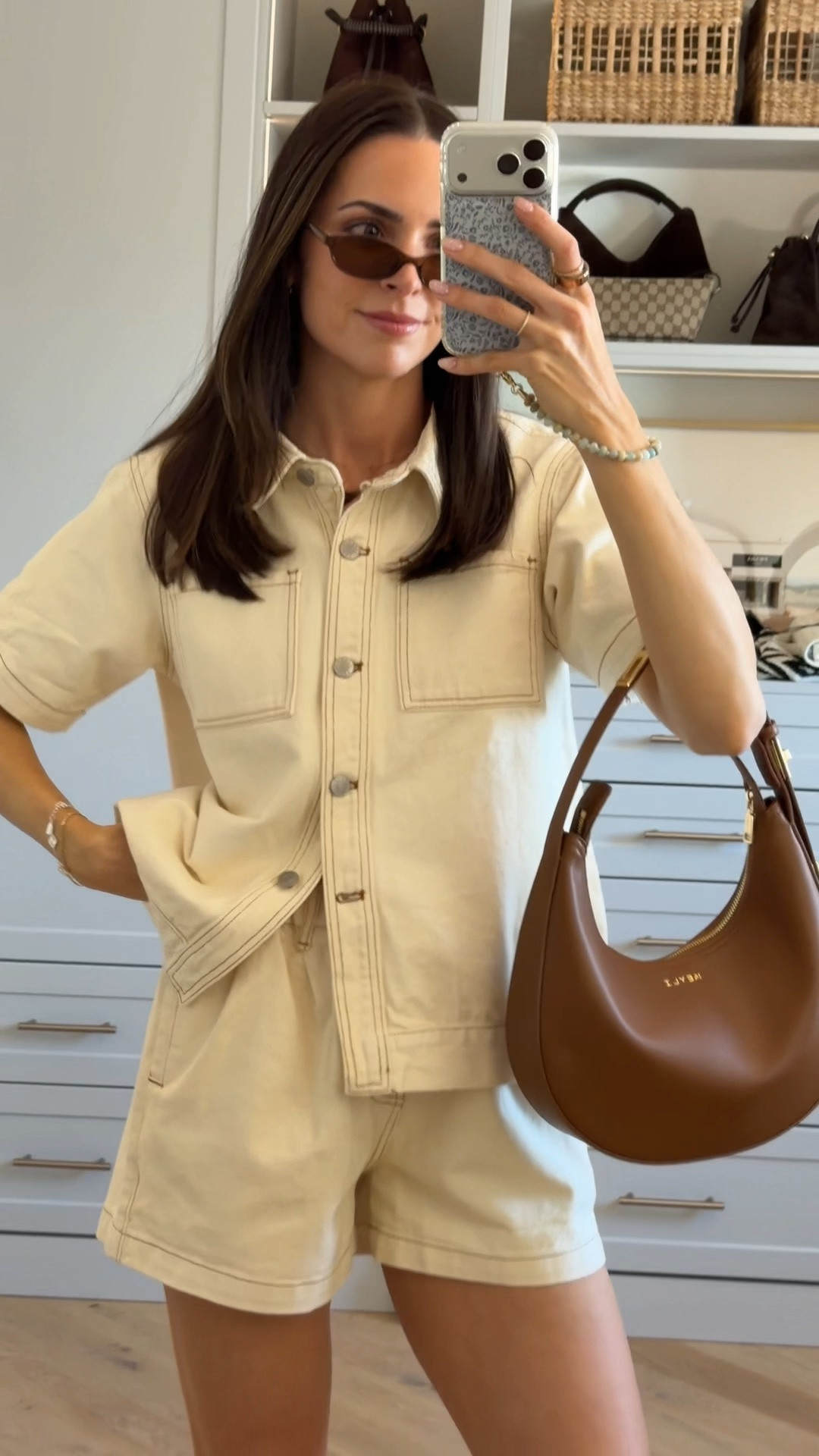 This Amazon set gives expensive coastal boutique vibes without the expensive price tag 🐚 I sized up 1 to a M! Comes in blue denim washes too! 

—
amzn fashion finds 2026 / amazon summer outfits / matching denim set / denim on denim summer / affordable fashion finds / cool girl outfits

#LTKootd #LTKgrwm #LTKSaleAlert