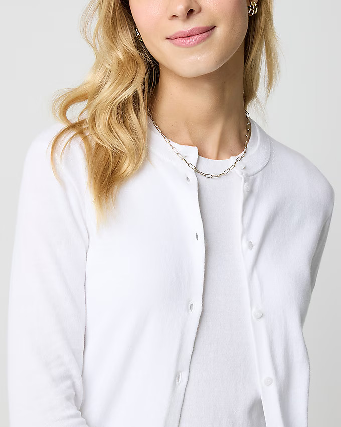 Classic cotton cardigan sweater | J.Crew Factory