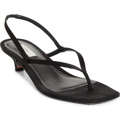 TOTEME Slingback Sandal in Black at Nordstrom, Size 42 | Nordstrom