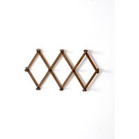 Vintage Wood Accordion Wall Rack | Etsy (US)