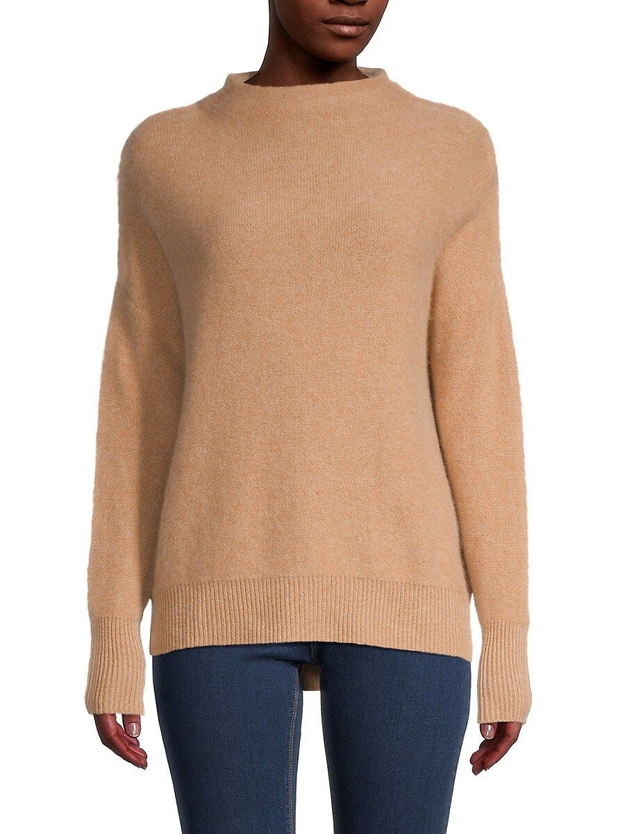 Saks Fifth Avenue Women's Funnelneck Cashmere Sweater - Classic Camel - Size S | Saks Fifth Avenue OFF 5TH