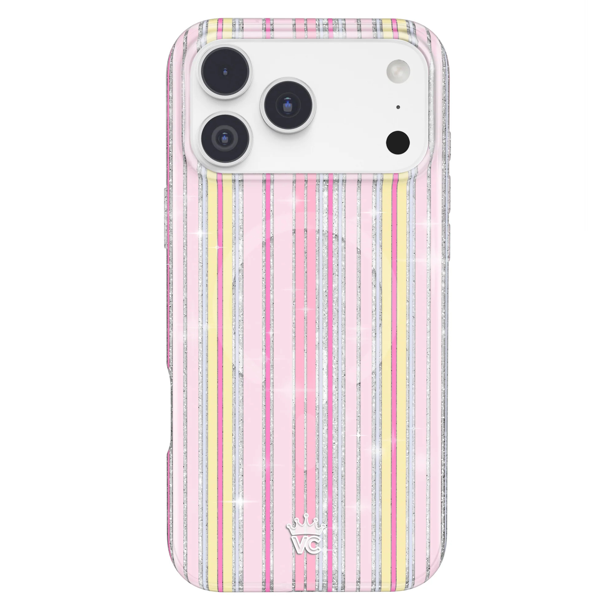 Sunkissed Stripes Glitter iPhone Case | Velvet Caviar
