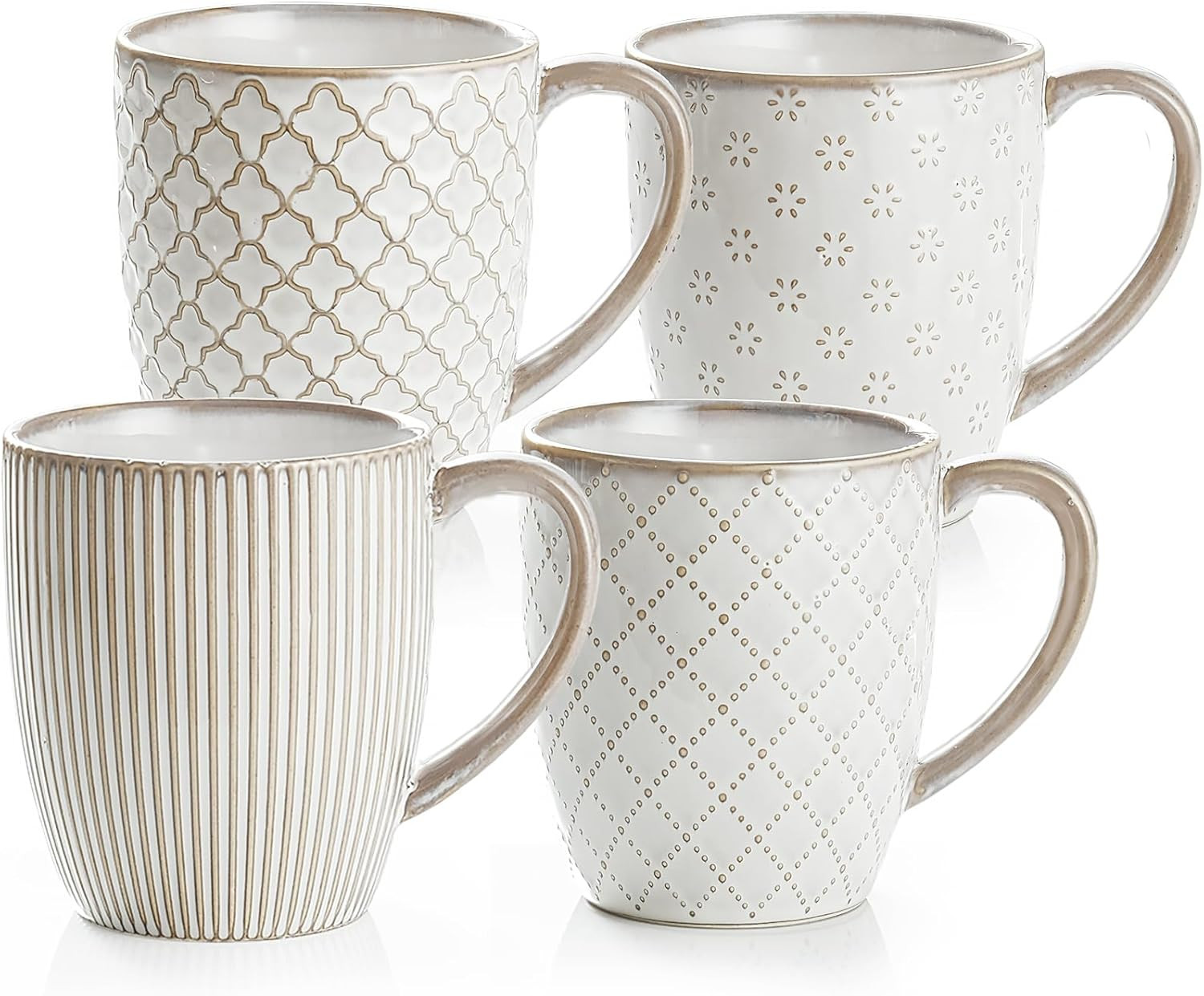 getstar Coffee Mugs Set of 4, 18 oz Ceramic Coffee Mug Microwave and Dishwasher Safe, Coffee Cups Ceramic with Big Handle | Amazon (US)