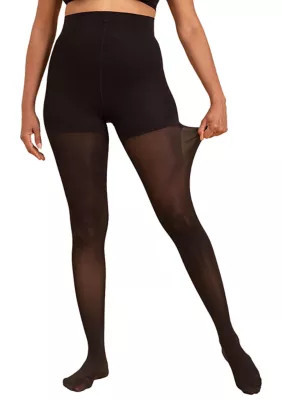 Shapermint Essentials Women's Tear Resistant Shaping Tights, Black, 2XL | Belk