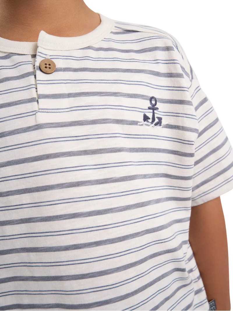 Modern Moments by Gerber Toddler Boy Shirt and Cargo Short Outfit Set, 2-Piece, Sizes 12 Months -... | Walmart (US)